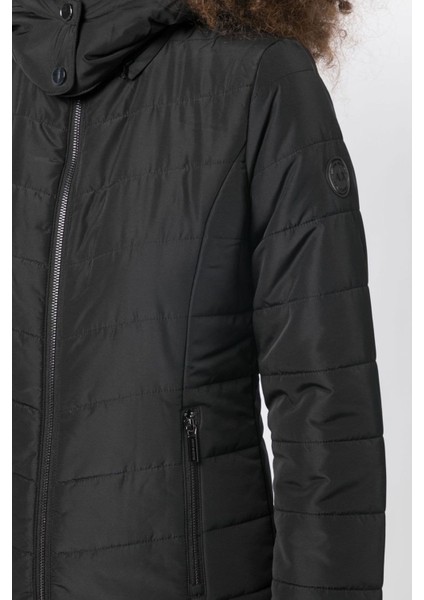 Kadın Kapüşonlu Mont - Siyah modelleri