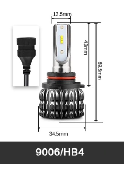 Volkswagen Jetta Mk6 LED Xenon Sis Far Aydınlatma Ampulu Femex Eco Power