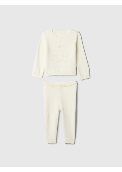 Bebek Bej Kazaklı Outfit Set
