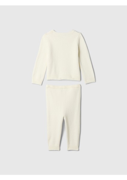 Bebek Bej Kazaklı Outfit Set