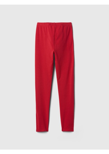 Kız Çocuk Kırmızı Stretch Jersey Legging Tayt fiyatları