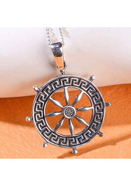 Gümüş Dümen Kolye 925 Ayar Gümüş Dümen Figürlü Erkek Kolye modelleri