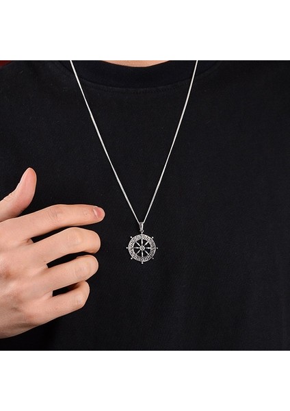 Gümüş Dümen Kolye 925 Ayar Gümüş Dümen Figürlü Erkek Kolye fırsatları