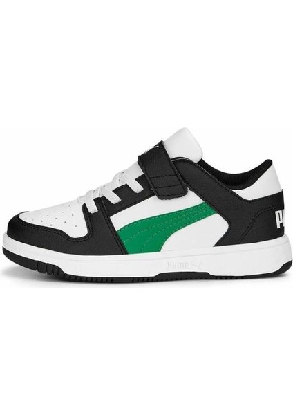 37049218 Pm Rebound Layup Whıte Archıve Green Çocuk Sneaker