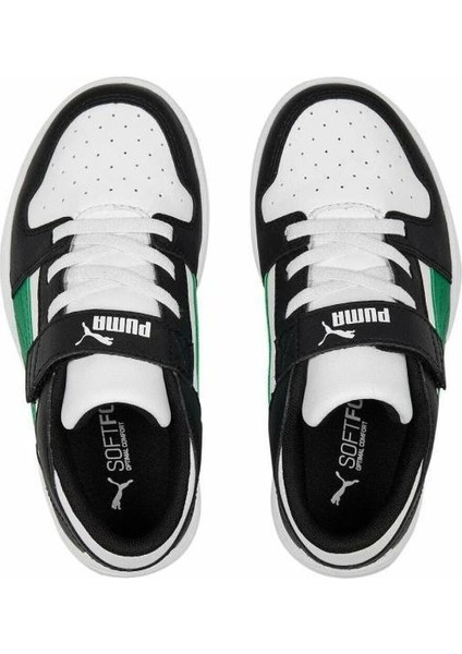 37049218 Pm Rebound Layup Whıte Archıve Green Çocuk Sneaker