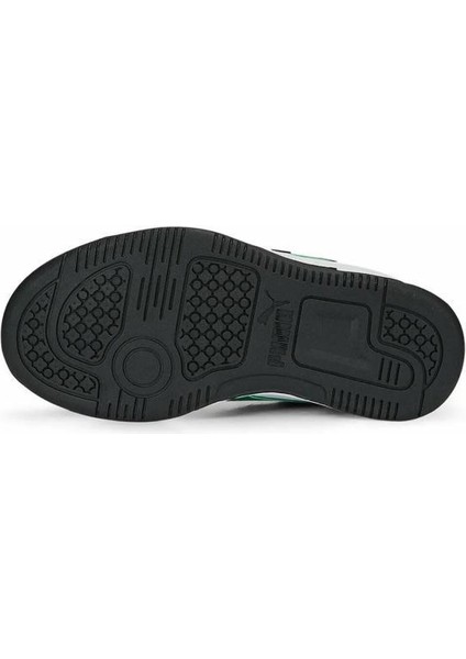 37049218 Pm Rebound Layup Whıte Archıve Green Çocuk Sneaker