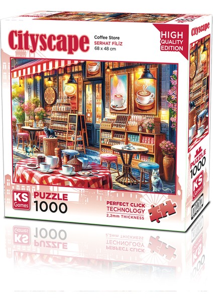 Ks Games Coffee Store 1000 Parça Puzzle