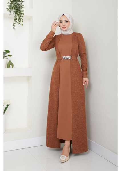 Kadın Giyim Moda Tesettür Elbise 2644