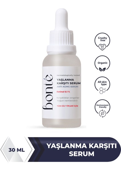 Yaşlanma Karşıtı Serum Retinol 0,1% 30 ml
