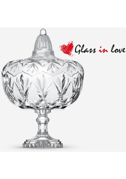 Cam Ayaklı Şekerlik 650 ml