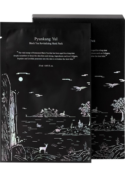 Black Tea Revitalizing Mask Pack - Siyah Çay Canlandırıcı Yenileyici 3'lü Maske Paketi