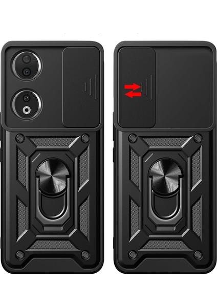 Honor 90 Kılıf Yüzüklü Sürgülü Kamera Korumalı Pars fiyatları