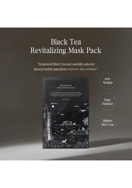 Black Tea Revitalizing Mask Pack - Siyah Çay Canlandırıcı Yenileyici 3'lü Maske Paketi fiyatları