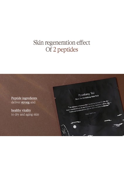 Black Tea Revitalizing Mask Pack - Siyah Çay Canlandırıcı Yenileyici 3'lü Maske Paketi indirimleri