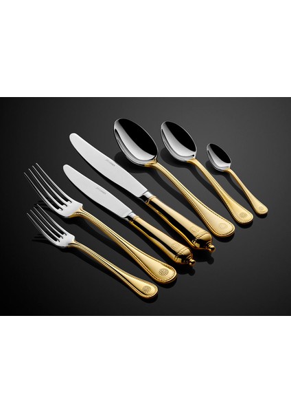 Royalty Full Gold 89 Parça Çatal Bıçak Seti