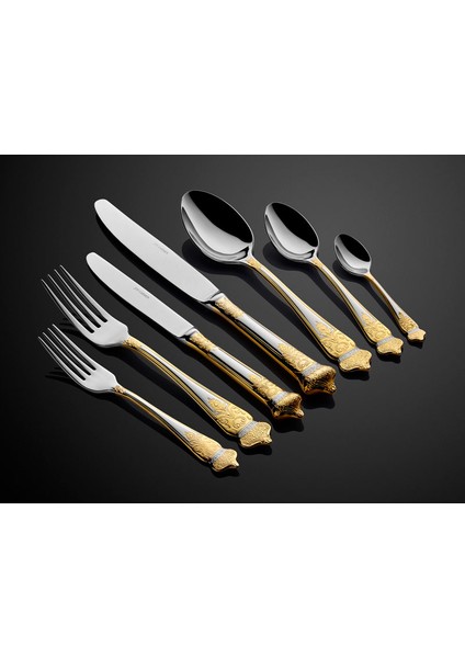 Imperıal Yarım Gold 89 Parça Çatal Bıçak Seti