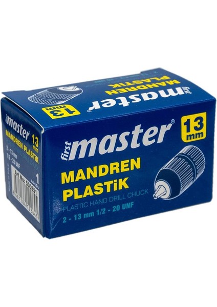 530251 Anahtarsız Plastik Mandren 2-13 mm 1/2" - 20 Unf