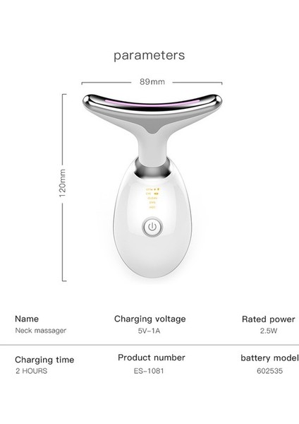 Boyun Çizgilerini Hafifletmek Için Boyun Güzellik Aleti Boyun Bakım Masaj Aleti (Yurt Dışından)