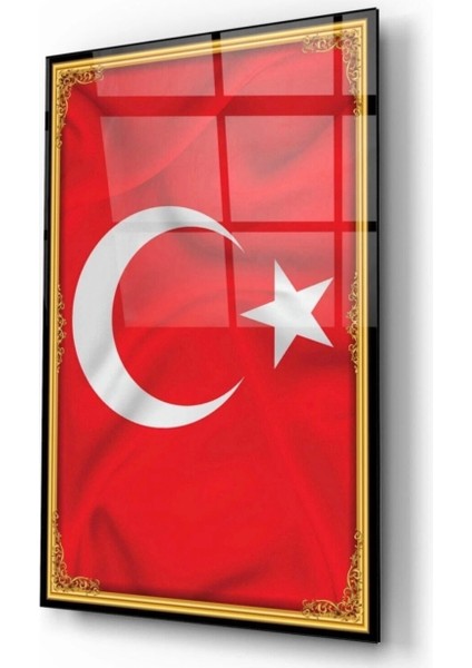 Kırmızı Bayrak Cam Tablo fiyatları