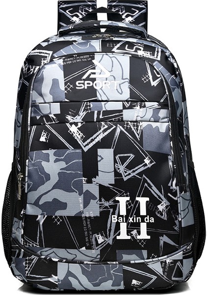 Büyük Kapasiteli Sırt Çantası Yeni Açık Hava Seyahati Iş Rahat Sırt Çantası Oxford Kamuflaj Öğrenci Okul Çantası (Yurt Dışından)