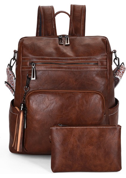 Sırt Çantası Hafif Kızlar Retro Sırt Çantası Büyük Kapasiteli Kadın Sırt Çantası (Yurt Dışından)