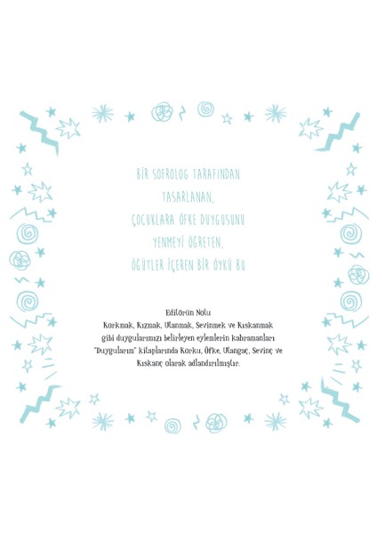 Duygularım Kitapları 3+ Yaş - 5 Kitaplık Set - Kızmak, Korkmak, Utanmak, Kıskanmak ve Sevinmek