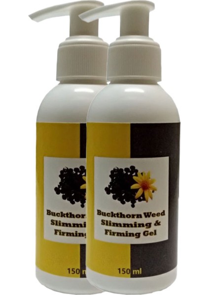 Buck Thorn 2li Adet Weed Slimming & Firming Gel Acı Çehre Tohumu Jeli Istenmeyen Yağlara Parçalayıcı Jeli 150 ml