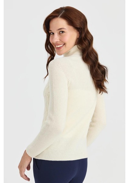 Tam Balıkçı Kemik Kadın Kazak 23153-TB-2K5 indirimleri