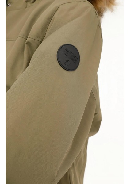 Lumberjack Kapüşonlu Haki Kadın Mont Wl-Jane-2k4 modelleri