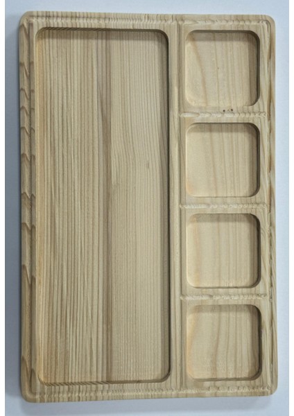 Ahşap Ladin Orkide Sunum/çerez Tabağı fiyatları