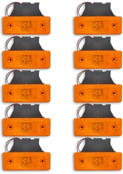 Yan Dorse Etek Lamba Side Marker 12/24 Volt Uyumlu 10 Adet