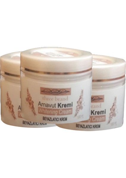 Arnavutkremi 3lü Adet Whitens Cream Tümbölge Aklık Kremi 100 ml