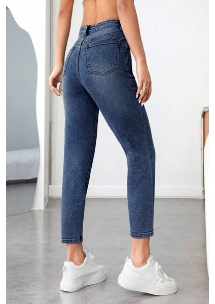 Kadın Yüksek Bel Soho Boyfriend Jean C599 modelleri