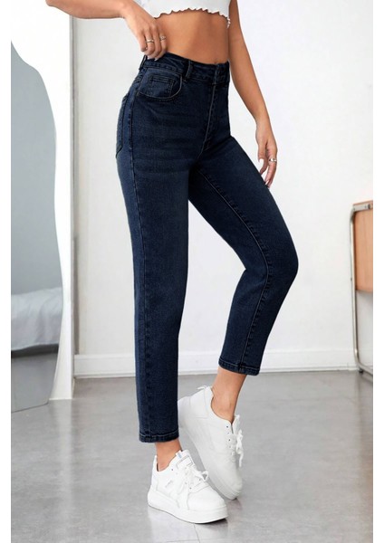 Kadın Yüksek Bel Soho Boyfriend Jean C599 indirimleri