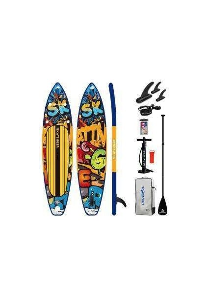 Grafitti Sup Paddle Board Şişirilebilir 350X82X15 cm Tam Set 200 kg Taşıma Kapasitesi