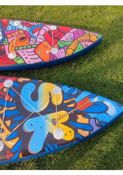 Grafitti Sup Paddle Board Şişirilebilir 350X82X15 cm Tam Set 200 kg Taşıma Kapasitesi