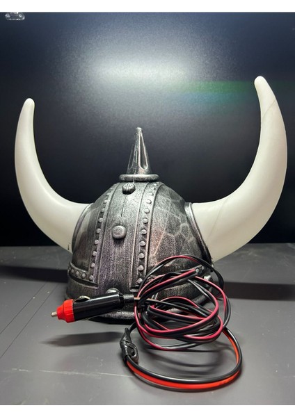 Torpido Önü Viking Şapkası Kırmızı-Sarı