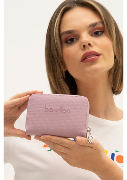 Kadın Benetton Cüzdan - Lila