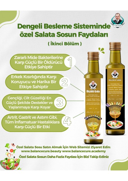 Özel Salata Sosu Bitki Çeşnili Zeytinyağı