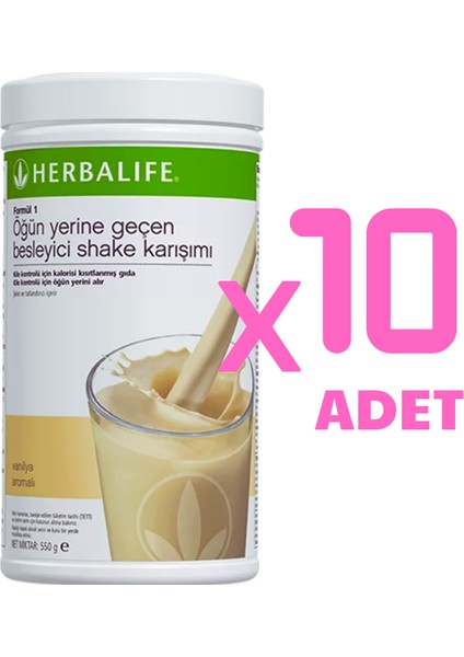 Vanilyali Shake 10 Adet
