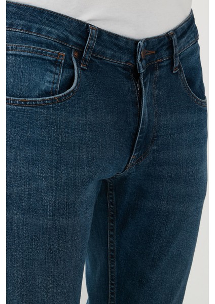 Pamuklu Regular Fit Normal Bel Boru Paça Jeans Erkek Kot Pantolon 2212S18PARMA indirimleri