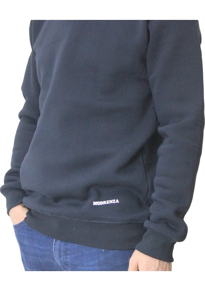 Bisiklet Yaka Şardonlu Sweatshirt modelleri