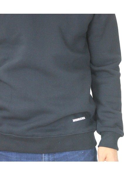 Bisiklet Yaka Şardonlu Sweatshirt fırsatları