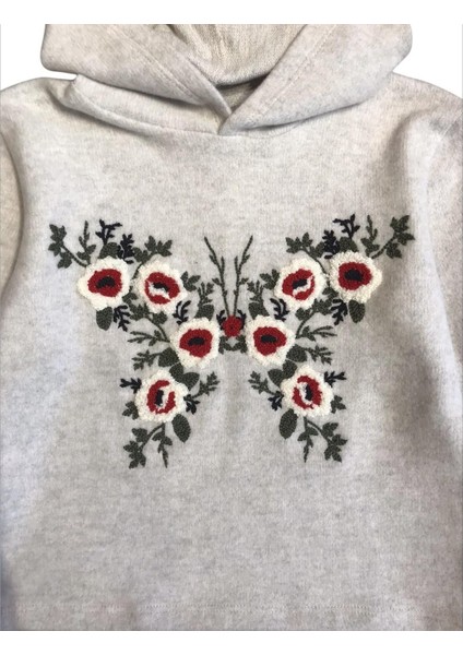 Kız Çocuk Yumuşak Kumaş Kelebek Nakışlı Triko Takım fiyatları