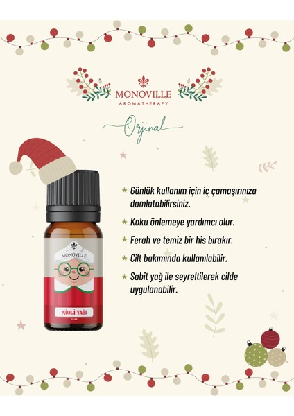 Nioli Uçucu Yağı 10 ml %100 Saf Ve Doğal Yeni Yıl ( Niaouli Essential Oil )