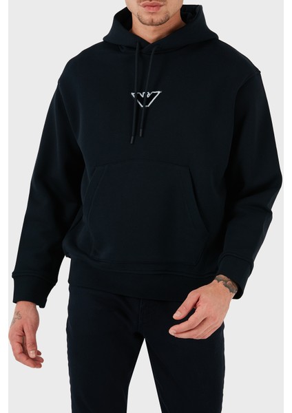 % 100 Pamuk Logolu Regular Fit Kapüşonlu Sweat Erkek Sweat 6D1M93 1jtaz 0985 fırsatları
