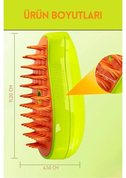 Elektrikli Buharlı Kedi ve Köpek Bakım Yumuşak Silikon Fırça Kedi Köpek Bakım Tarağı modelleri