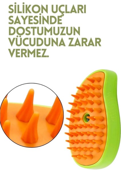 Elektrikli Buharlı Kedi ve Köpek Bakım Yumuşak Silikon Fırça Kedi Köpek Bakım Tarağı fırsatları