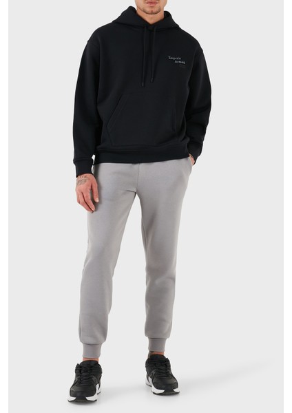 % 100 Pamuk Regular Fit Kapüşonlu Sweat Erkek Sweat 6D1M93 1jtaz 0038