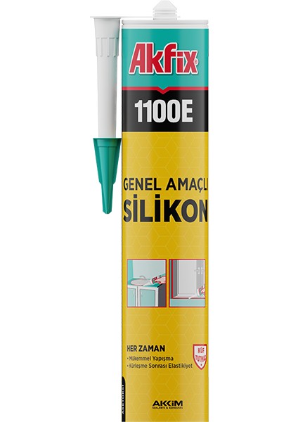 1100E Genel Amaçlı Silikon Şeffaf